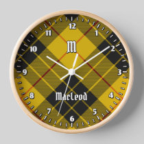 Clan Macleod of Lewis Tartan Clock