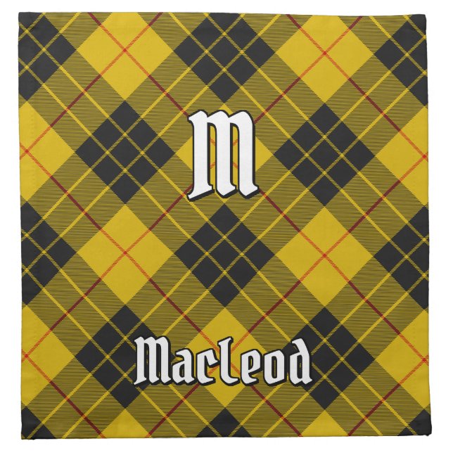 Clan Macleod of Lewis Tartan Cloth Napkin (Front)
