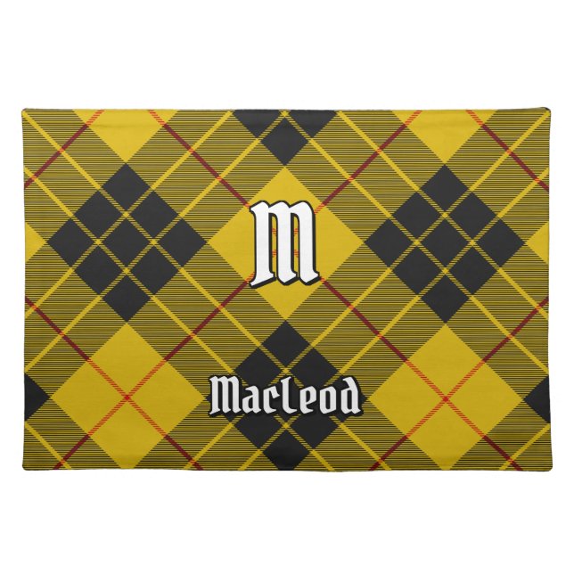 Clan MacLeod of Lewis Tartan Cloth Placemat (Front)