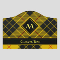Clan Macleod of Lewis Tartan Door Sign