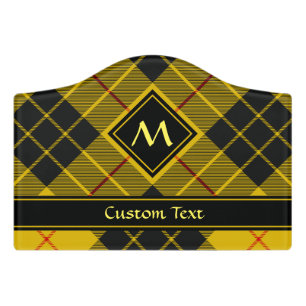 Clan Macleod of Lewis Tartan Door Sign