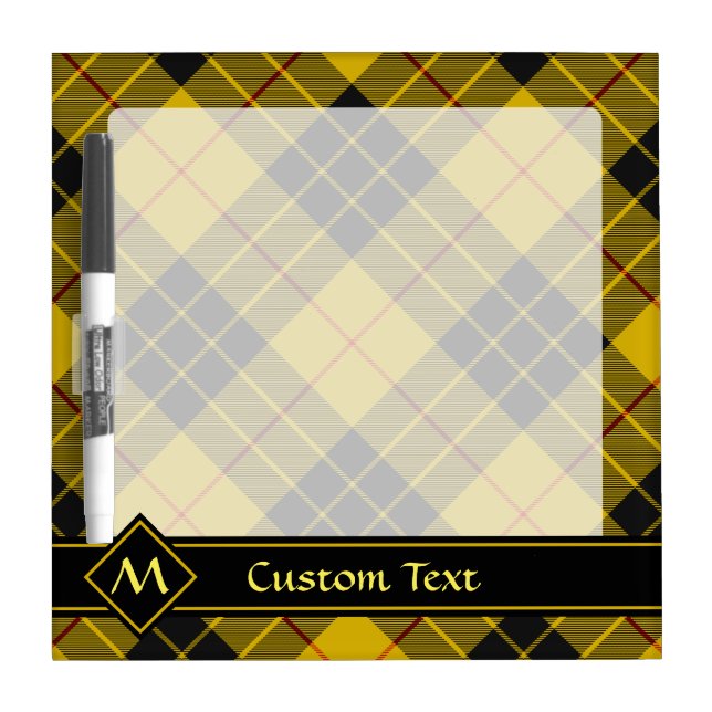 Clan Macleod of Lewis Tartan Dry Erase Board (Front)