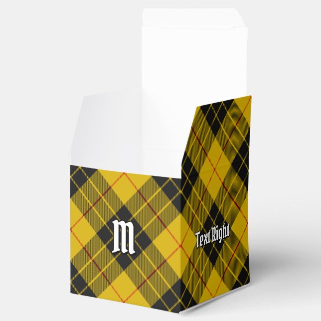Clan Macleod of Lewis Tartan Favor Boxes (Opened)