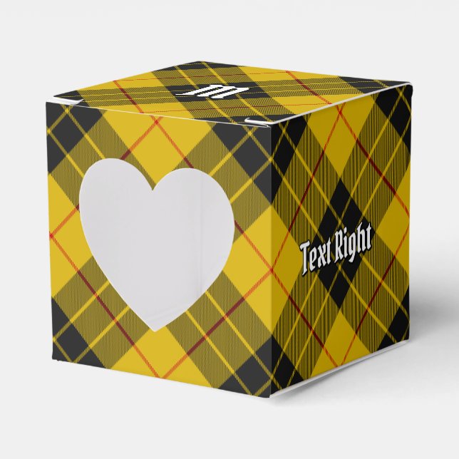Clan Macleod of Lewis Tartan Favor Boxes (Front Side)
