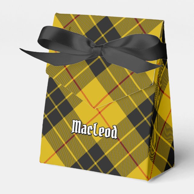Clan Macleod of Lewis Tartan Favor Boxes (Front Side)