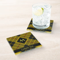 Clan Macleod of Lewis Tartan Glass Coaster