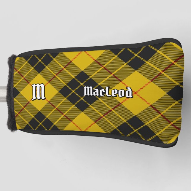 Clan Macleod of Lewis Tartan Golf Head Cover (Front)