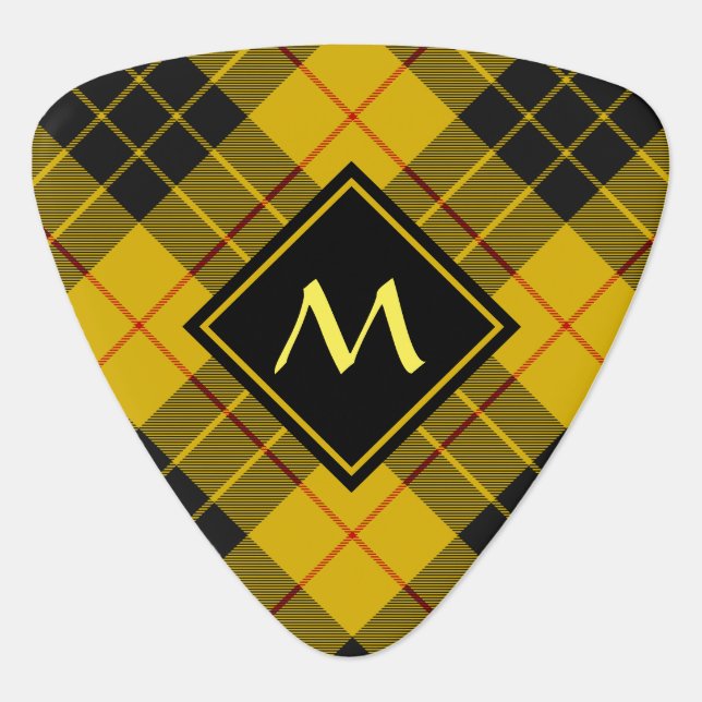 Clan Macleod of Lewis Tartan Guitar Pick (Front)