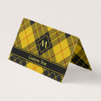 Clan Macleod of Lewis Tartan Horizontal Folded Business Card