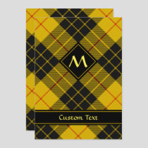 Clan Macleod of Lewis Tartan Invitation