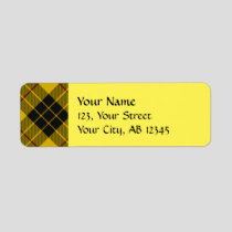 Clan Macleod of Lewis Tartan Label