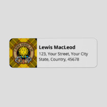 Clan Macleod of Lewis Tartan Label