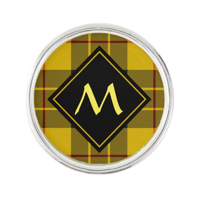 Clan Macleod of Lewis Tartan Lapel Pin (Front)