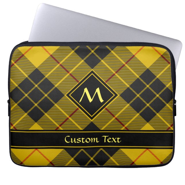 Clan Macleod of Lewis Tartan Laptop Sleeve (Front)