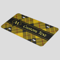 Clan Macleod of Lewis Tartan License Plate