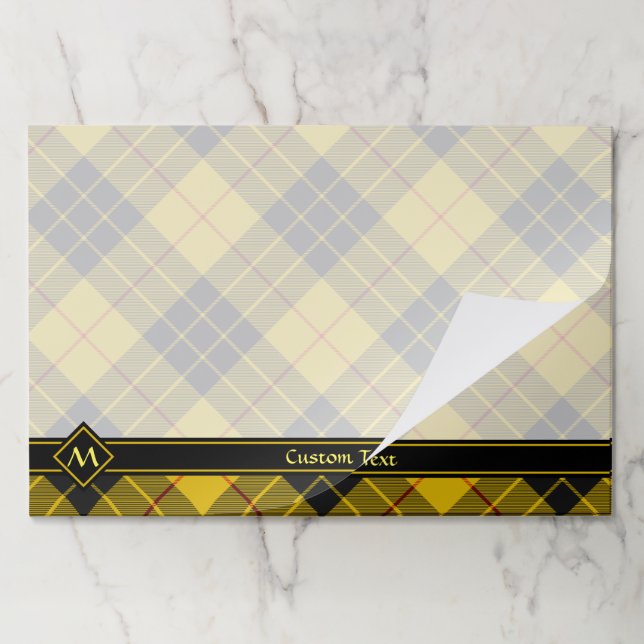 Clan Macleod of Lewis Tartan Paper Pad (Folded)