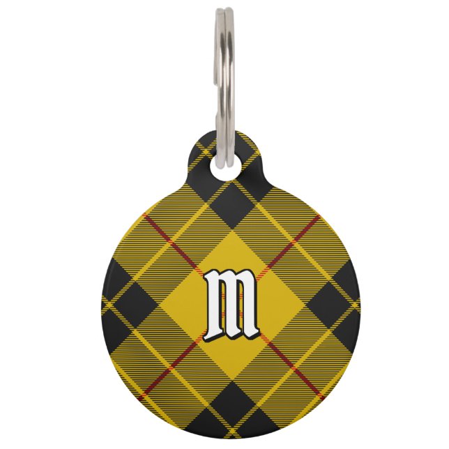 Clan Macleod of Lewis Tartan Pet ID Tag (Front)