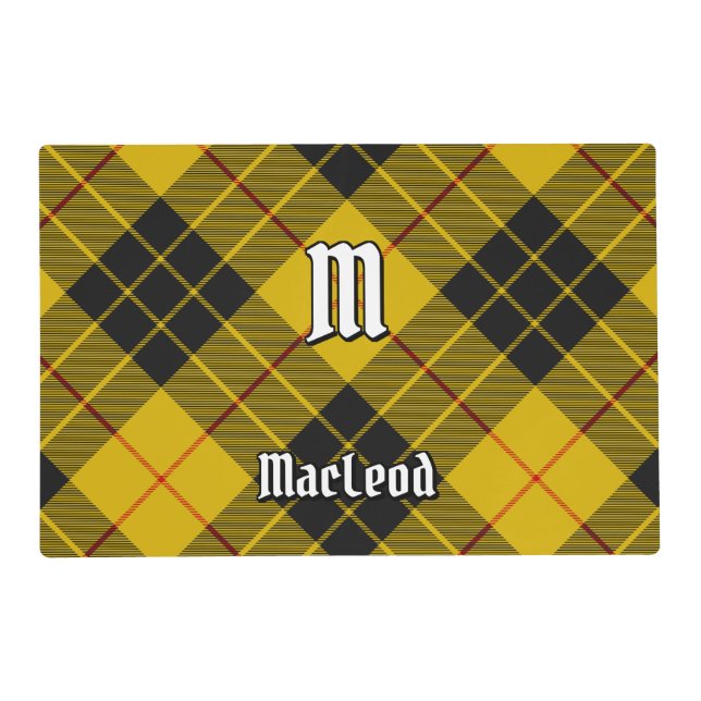 Clan Macleod of Lewis Tartan Placemat (Front)