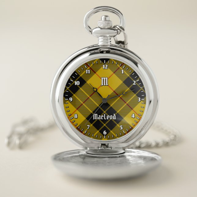 Clan Macleod of Lewis Tartan Pocket Watch (Inside)