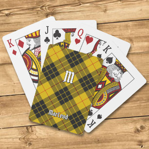 Clan Macleod of Lewis Tartan Poker Cards
