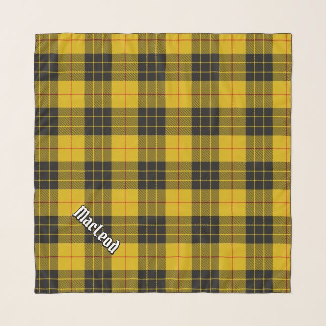 Clan Macleod of Lewis Tartan Scarf (Front (Horizontal))