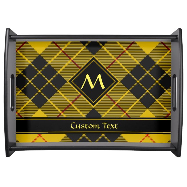 Clan Macleod of Lewis Tartan Serving Tray (Front)