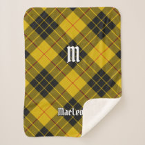 Clan Macleod of Lewis Tartan Sherpa Blanket