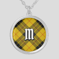 Clan Macleod of Lewis Tartan Silver Plated Necklace