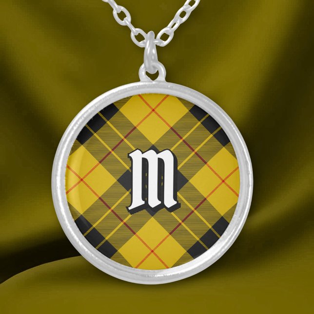 Clan Macleod of Lewis Tartan Silver Plated Necklace (Creator Uploaded)