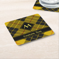 Clan Macleod of Lewis Tartan Square Paper Coaster