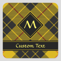 Clan Macleod of Lewis Tartan Square Sticker