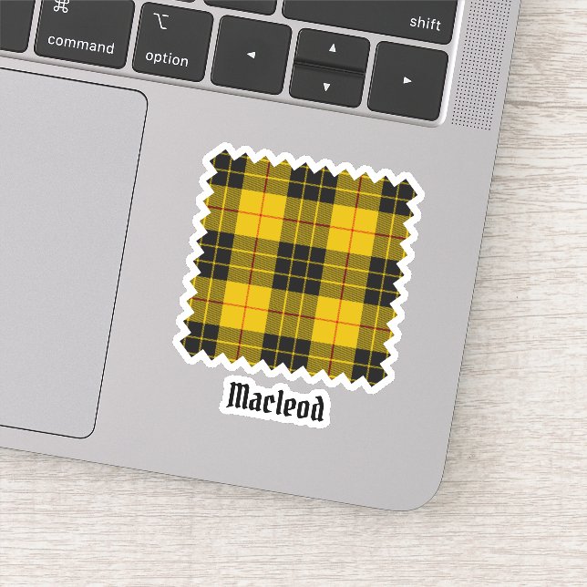 Clan Macleod of Lewis Tartan Sticker (Detail)