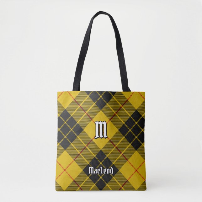 Clan Macleod of Lewis Tartan Tote Bag (Front)