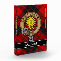 Clan MacLeod of Raasay Crest Acrylic Award