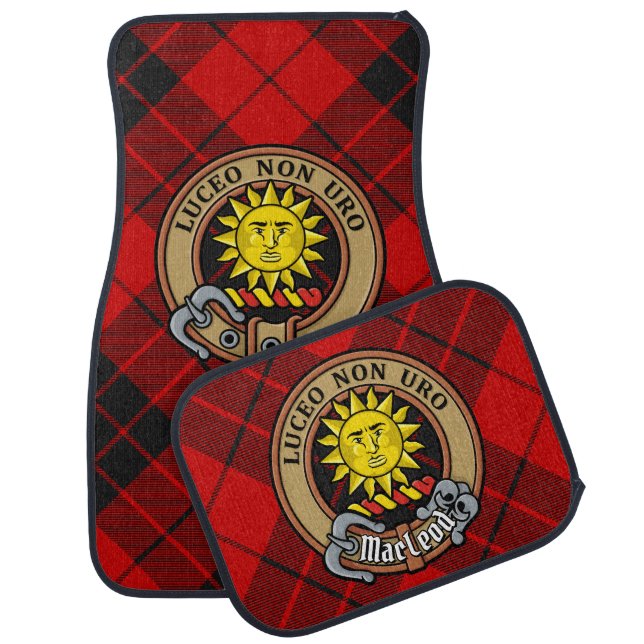 Clan MacLeod of Raasay Crest Car Floor Mat (Set)