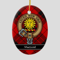 Clan MacLeod of Raasay Crest Ceramic Ornament