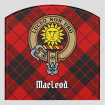 Clan MacLeod of Raasay Crest Door Sign