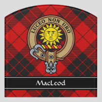 Clan MacLeod of Raasay Crest Door Sign