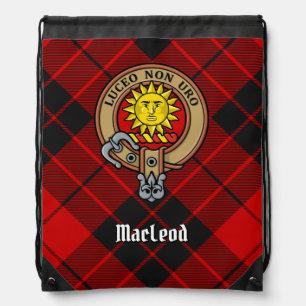 Clan MacLeod of Raasay Crest Drawstring Bag