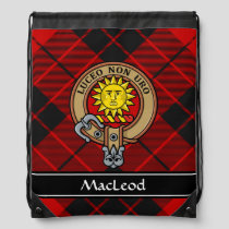 Clan MacLeod of Raasay Crest Drawstring Bag