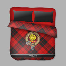 Clan MacLeod of Raasay Crest Duvet Cover