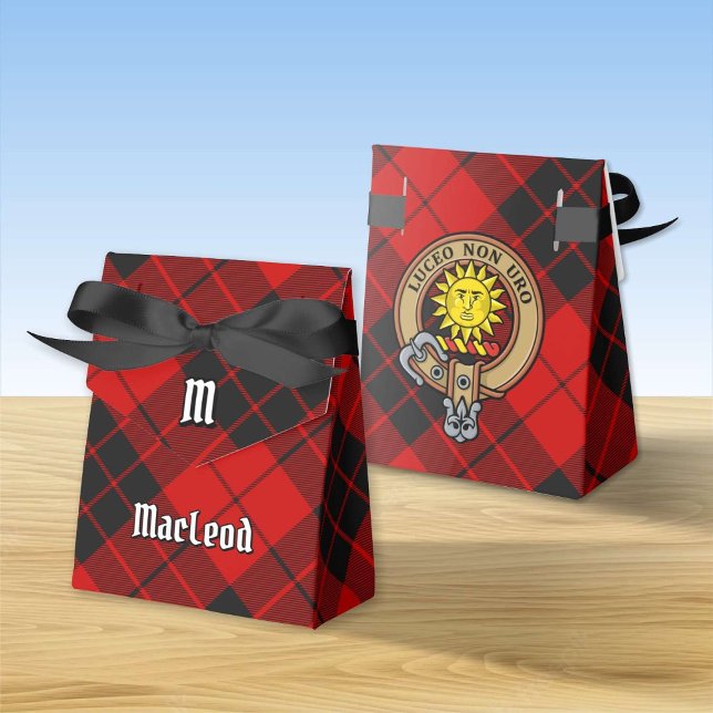 Clan MacLeod of Raasay Crest Favor Boxes (Creator Uploaded)