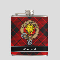Clan MacLeod of Raasay Crest Flask
