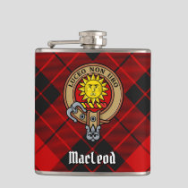 Clan MacLeod of Raasay Crest Flask