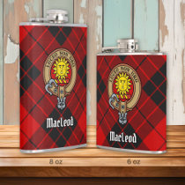 Clan MacLeod of Raasay Crest Flask