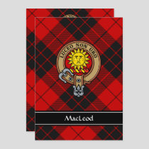 Clan MacLeod of Raasay Crest Invitation