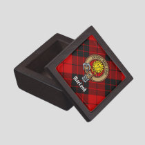 Clan MacLeod of Raasay Crest over Tartan Gift Box