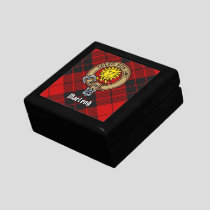 Clan MacLeod of Raasay Crest over Tartan Gift Box