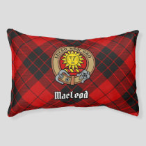 Clan MacLeod of Raasay Crest over Tartan Pet Bed