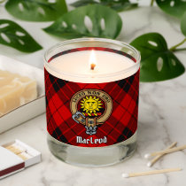 Clan MacLeod of Raasay Crest over Tartan Scented Candle